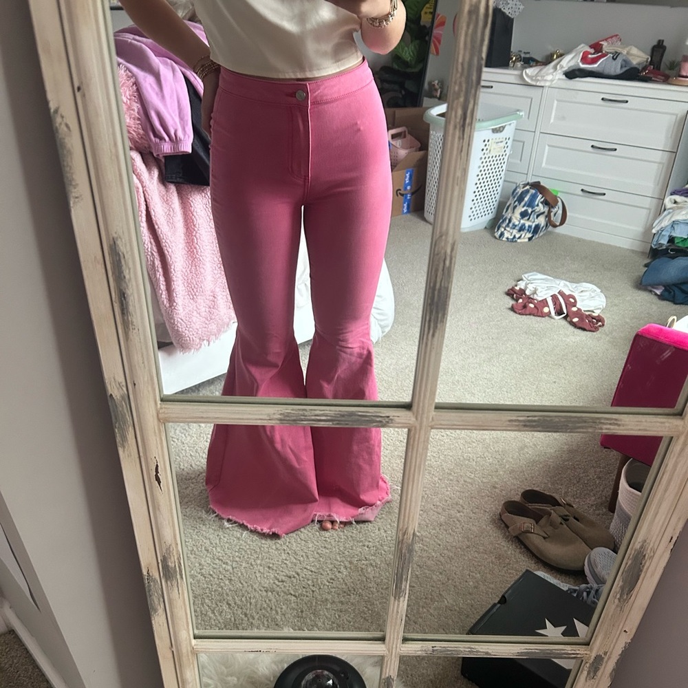 We The Free Pink Casual Bottoms